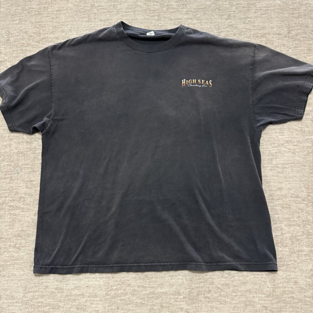 High Seas Trading Co. Men’s Black T-shirt Size XXL Hawaiian Theme